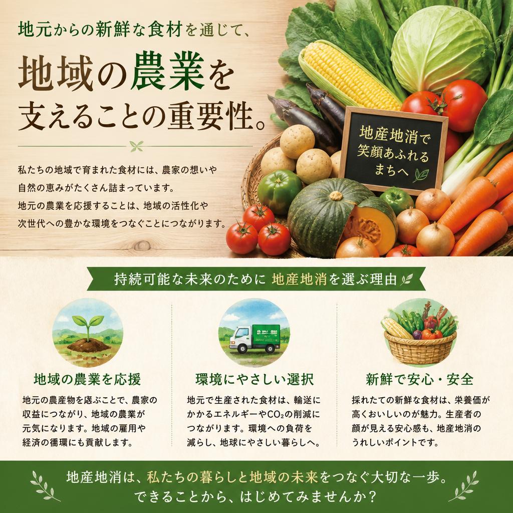 地産地消の大切さ