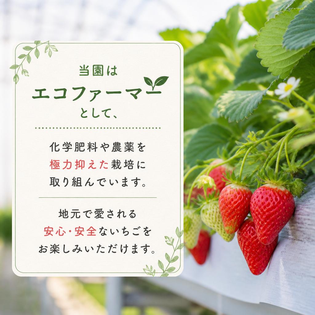 エコファーマーの安心・安全な栽培方法