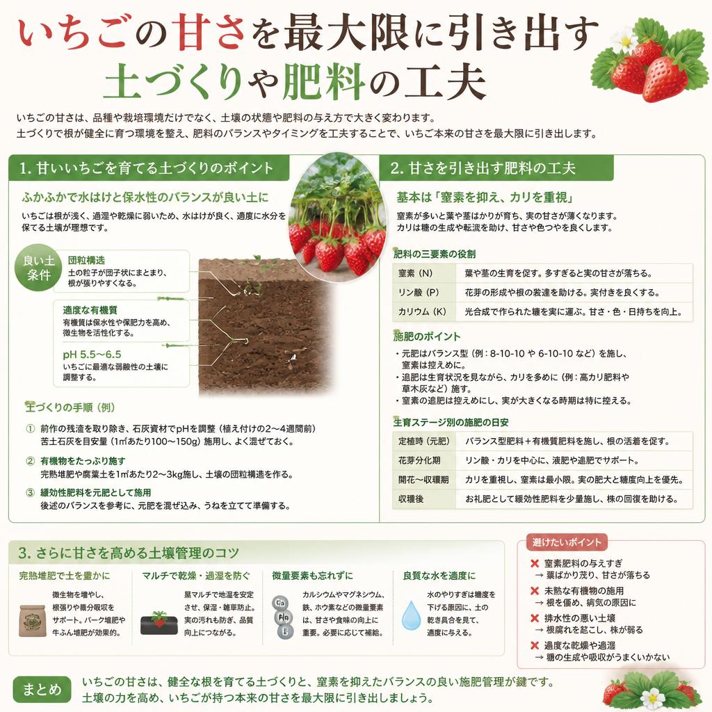 4. 甘さの秘密