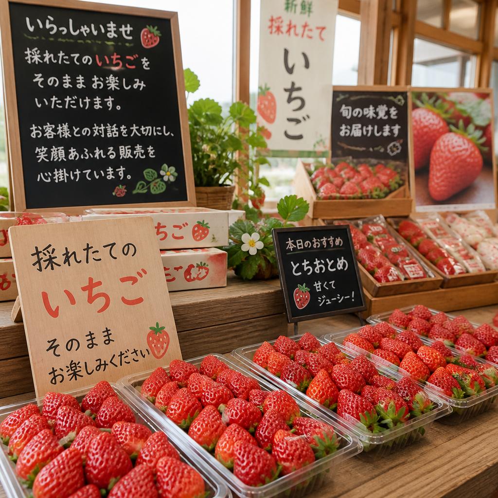 直売所での新鮮な体験