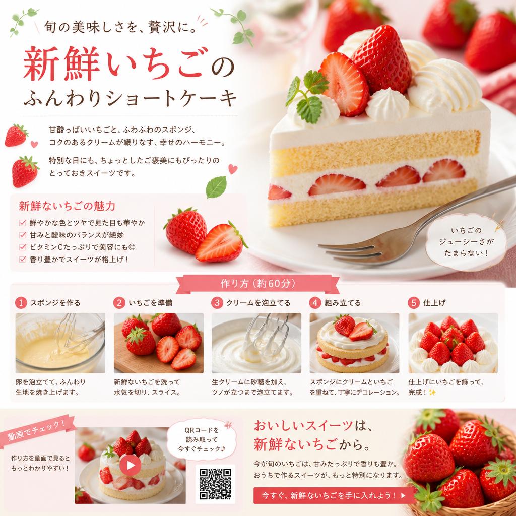 5. スイーツレシピの提案