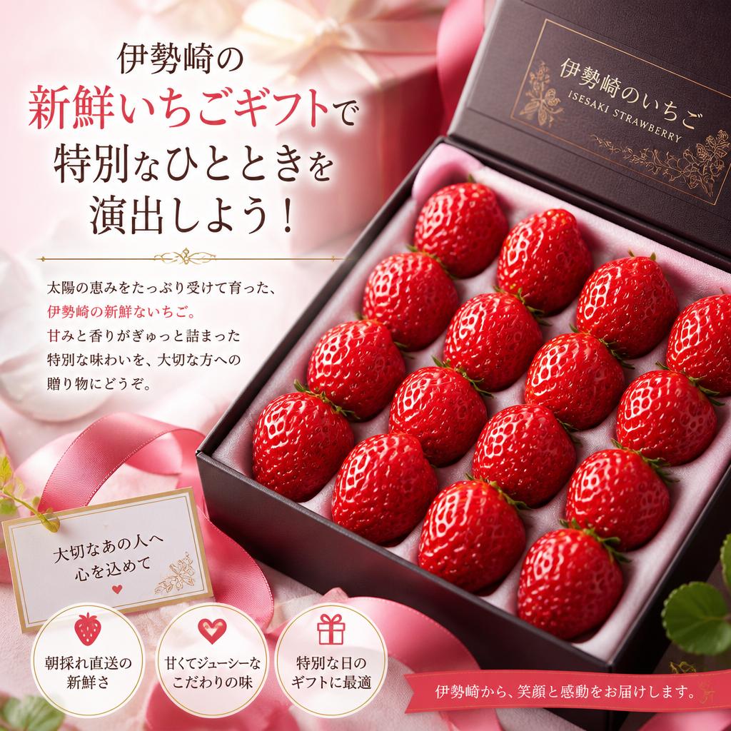 伊勢崎の新鮮いちごギフトで特別なひとときを演出しよう！