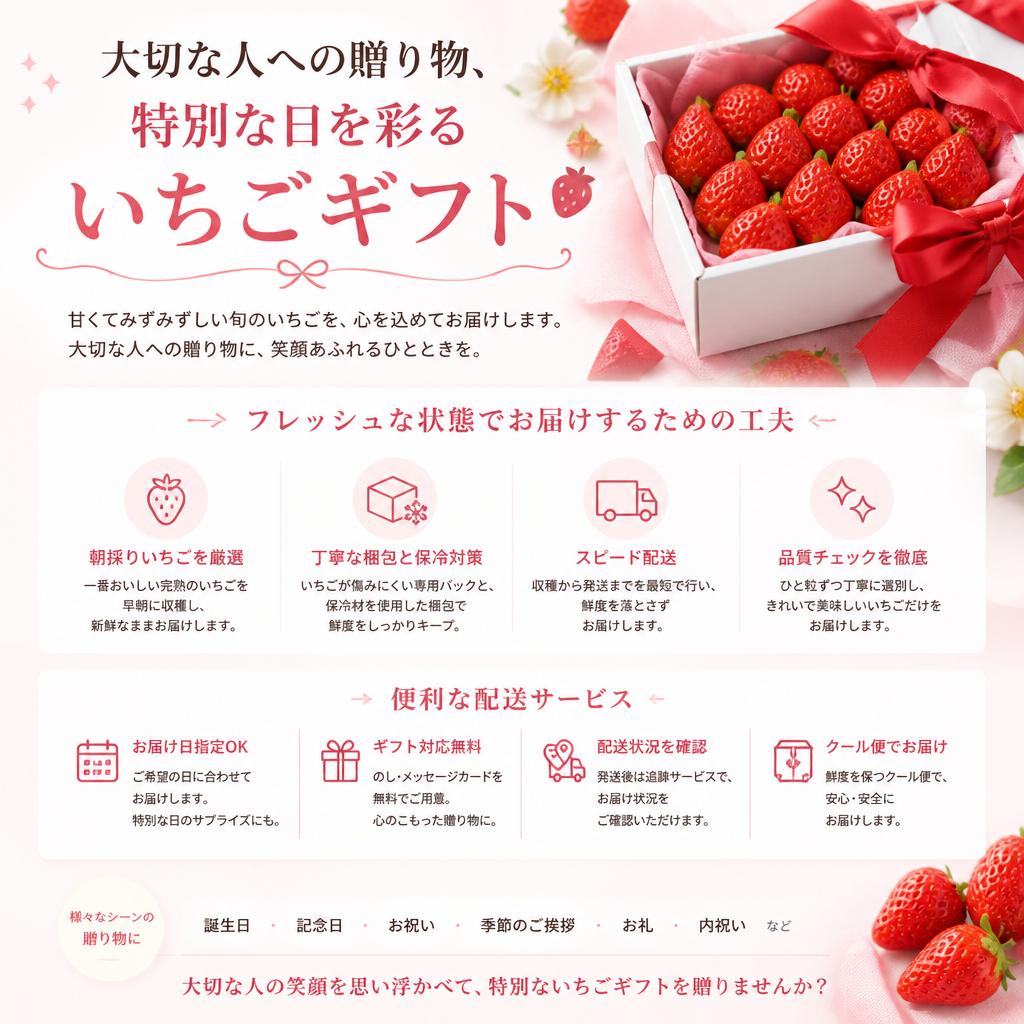 いちごギフトの特別感