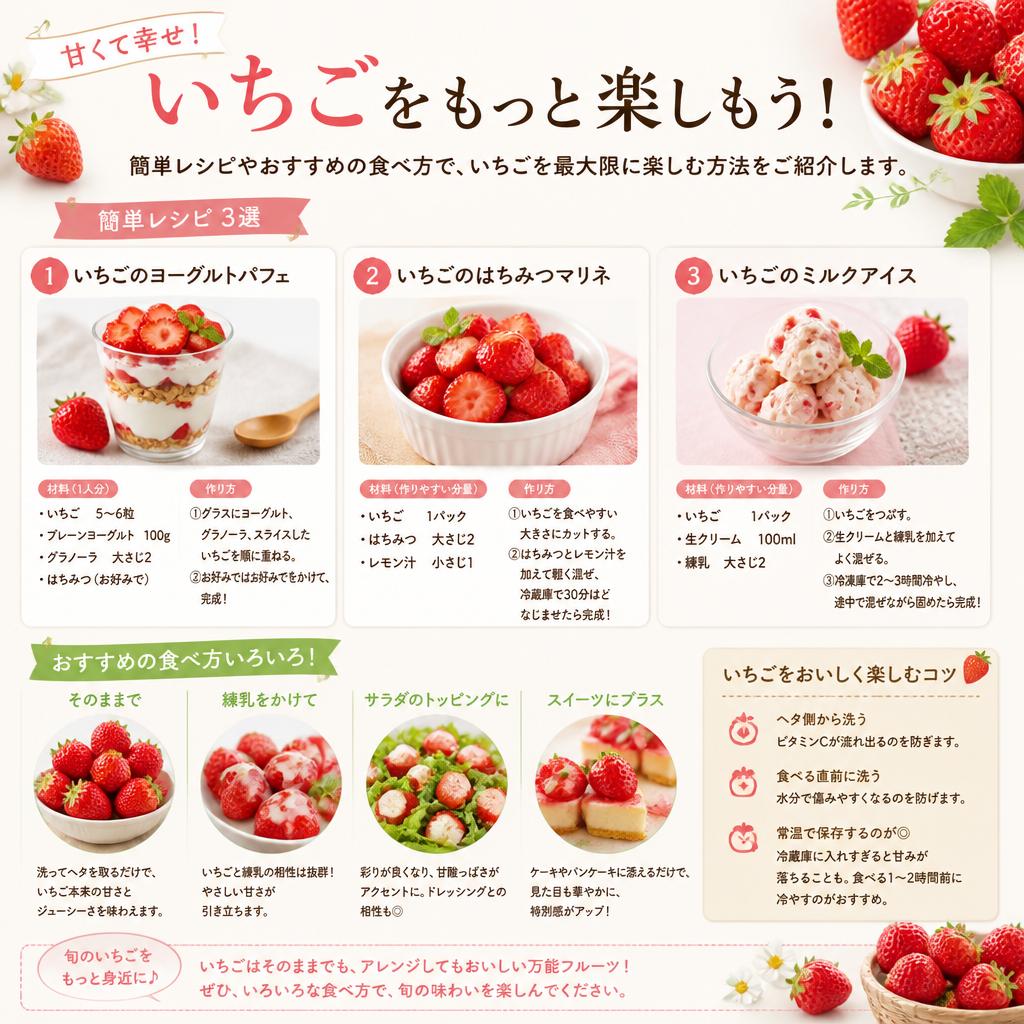 5. お召し上がり方とレシピ