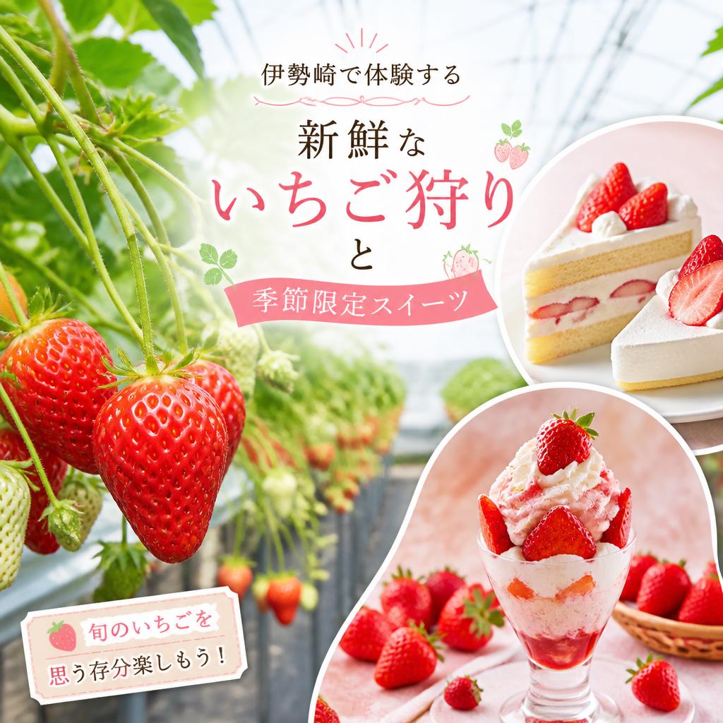 伊勢崎で体験する新鮮ないちご狩りと季節限定スイーツ