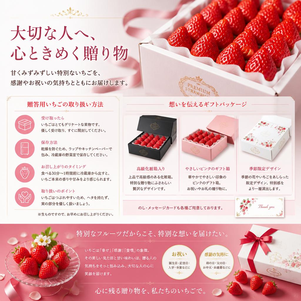4. 贈り物としてのいちご