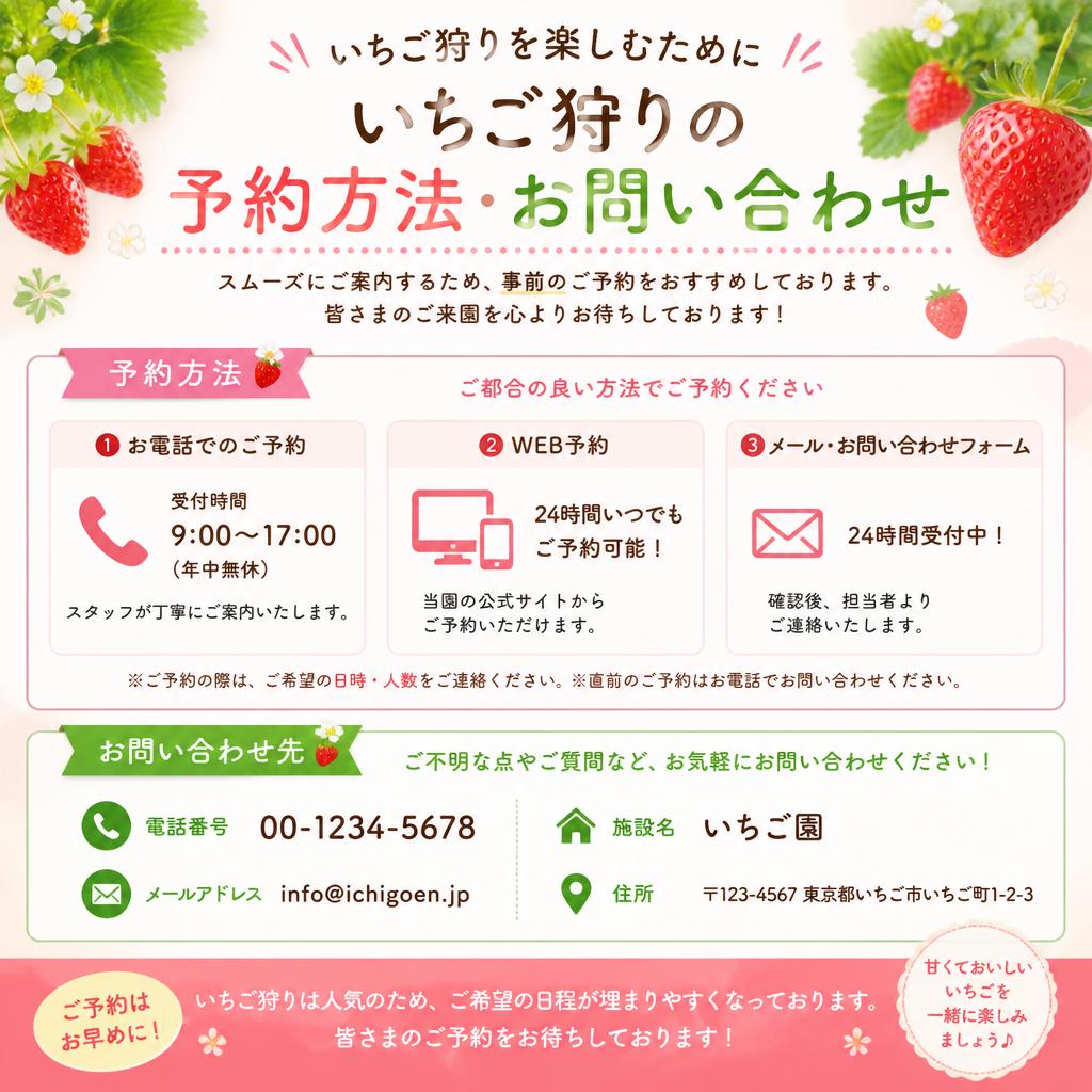 7. お問い合わせ・予約ページ