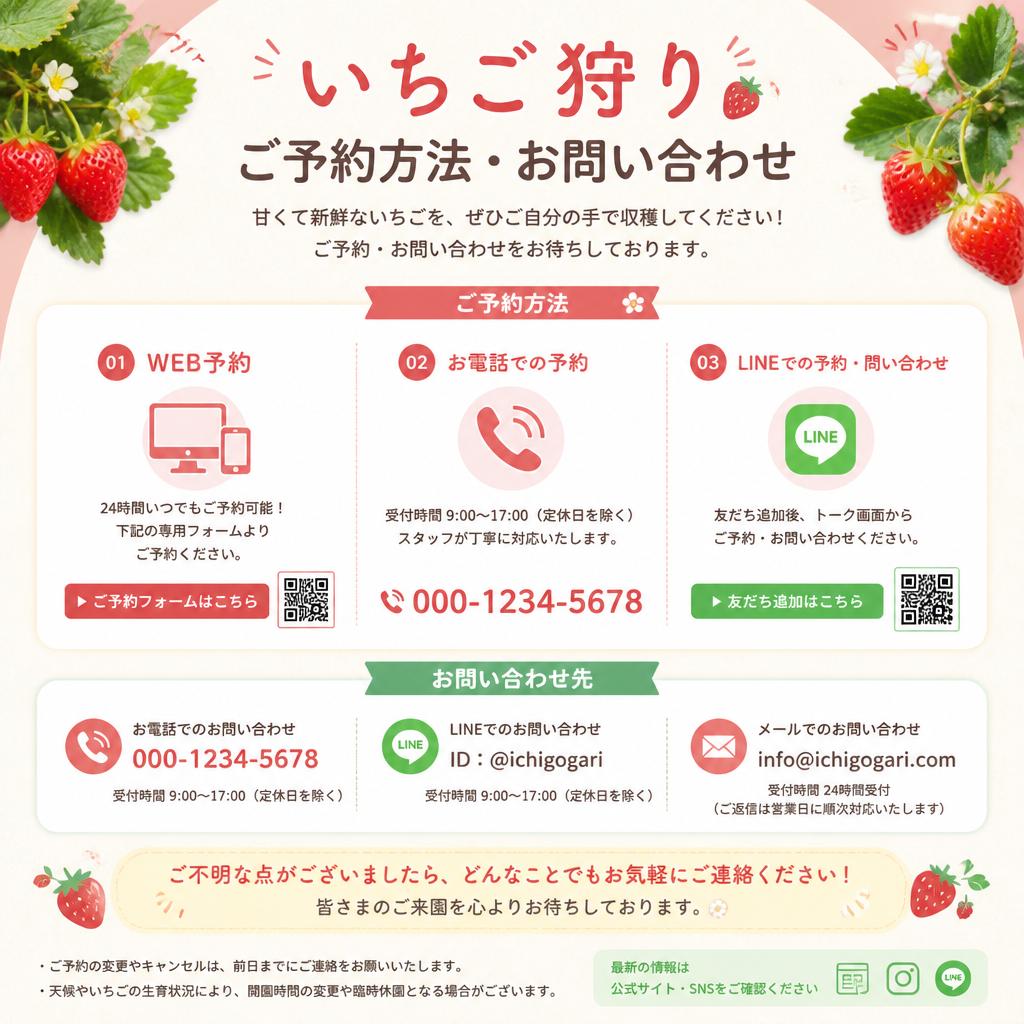 7. お問い合わせ・予約ページ